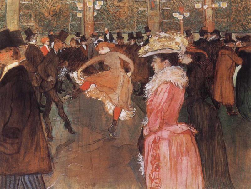Henri de toulouse-lautrec The Dance oil painting image